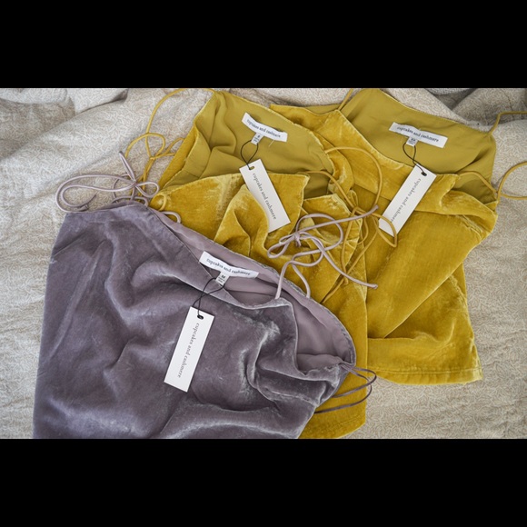 Cupcakes and Cashmere Janika Velvet Tank Top - Picture 6 of 8